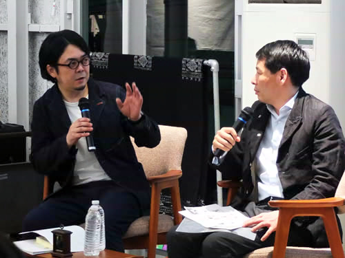 松浦弥太郎氏と望月ミネタロウ氏